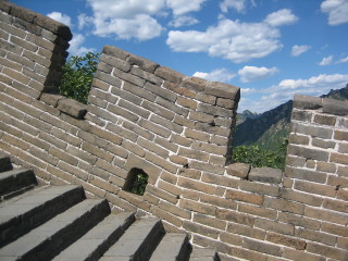 The Great Wall at Mutianyu - Clouds!